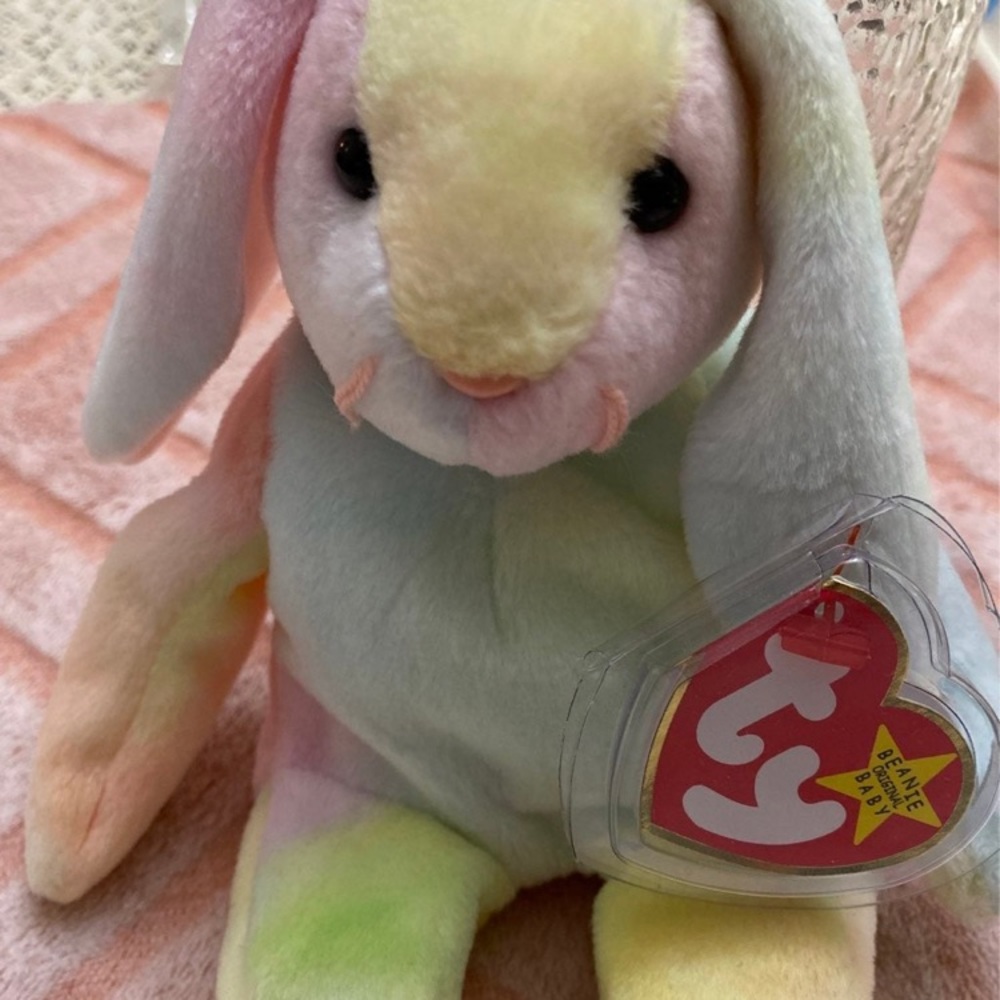 Ty Beanie Babies Hippie The Tie-Dye Bunny